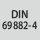 Aufnahme-Norm: DIN 69882-4