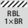 für Rändelprofil RBL 1×BR