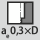 Eingriffsbreite a<sub>e</sub> bei Fräsoperation: 0,3×D bei Besäumen