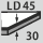 Hartschaumbeschaffenheit LD45, Stärke 30