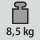 Gewicht 8,5