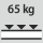 Fachboden Tragfähigkeit / maximale flächenverteilte Fachlast (auf Metall) 65