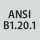 Gewinde-Norm ANSI B 1.20.1