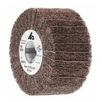 Flap wheel roller, fleece (A) / fabric (A)  ⌀ 100 × 50 mm