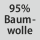 Gewebezusammensetzung 95% Baumwolle