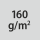 Materialgrammatur / Gewebedichte 160