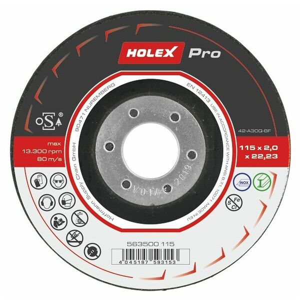 HOLEX Pro vágótárcsa „2 in 1“ 115 mm