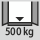 Tragfähigkeit Schrankgehäuse innen 500