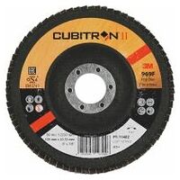 969F abrasive flap disc Cubitron™ II, glass fibre pad flat 40