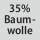 Gewebezusammensetzung 35% Baumwolle