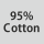 Fabric composition: 95% Cotton