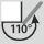 Türöffnungswinkel 110