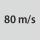 maximale Umfangsgeschwindigkeit 80