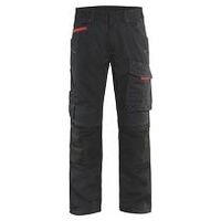 Pantalon de maintenance Service Plus Noir / rouge