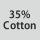 Fabric composition: 35% cotton