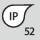 IP Index of Protection: IP 52