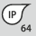 IP Index of Protection: IP 64