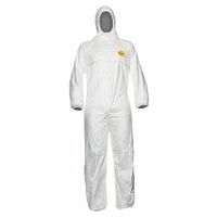 Costum de protecţie tip 5/6 Tyvek® 200 EasySafe alb