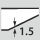 Material thickness 1,5