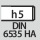 Shank: DIN 6535 HA to h5