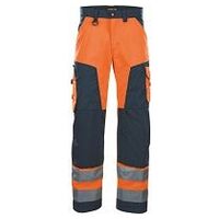 Pantalon de signalisation  orange / bleu marine