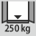 Cabinet housing internal load capacity 250