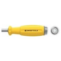 Torque screwdriver with scale, to take D 6.3 bits, ESD