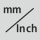 Lecture commutable: mm / pouce