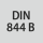 Standardi: DIN 844 B