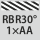 za profil nazubljenog kotačića RBR30° 1×AA
