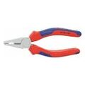 Combination pliers, chrome-plated, with grips  140 mm