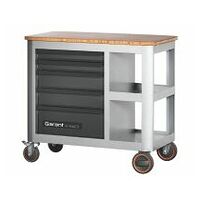 Mobile workbench with 5 drawers, can be pulled out from either side 5