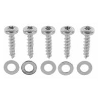 Screws for storage shelves of bamboo, set pack of 5