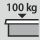Portata cassetti/ripiani estraibili: 100 kg