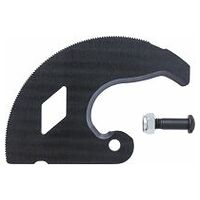 Moving blade including nut and bolt for ACSR ratchet cable cutter  340