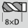 Esecuzione: 8×D