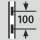 Regolazione dell’altezza con passo: 100