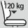 Belastbaarheid stoel 120