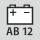 Geschikte accu – leverancier/accutype/spanning AEG type B 12 V