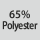 Tygsammansättning: 65 % polyester