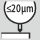 Rundgångsnoggrannhet: ≤ 20 µm