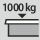 Bärförmåga låda/utdragshylla: 1.000 kg
