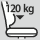 lyftförmåga stol: 120 kg