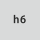 公差，公称直径: h6