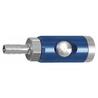 Raccord de sécurité avec raccord de tuyau, aluminium