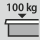 Bärförmåga låda/utdragshylla: 100 kg