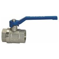 Ball valve with hand lever