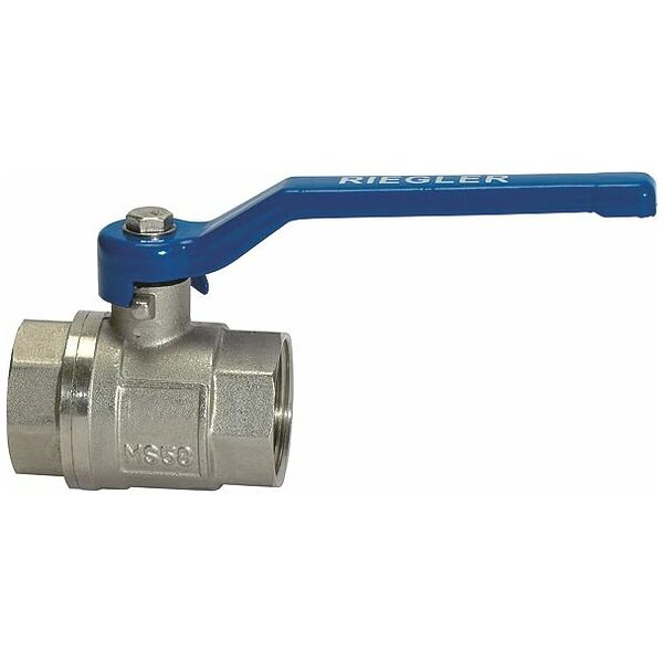 Ball valve with hand lever