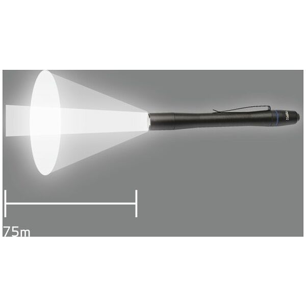 LED pen torch with batteries
