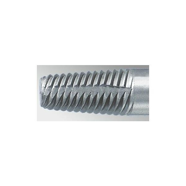 Screw extractor with fine flutes